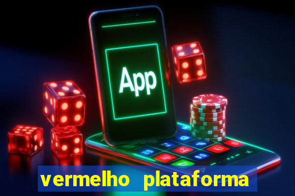 vermelho plataforma de jogos